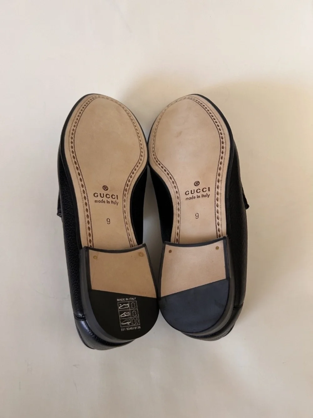 GUCCI Men's Horsebit 1953 Loafers Black Leather Size 10 (US) NIB 816370 AAEHX